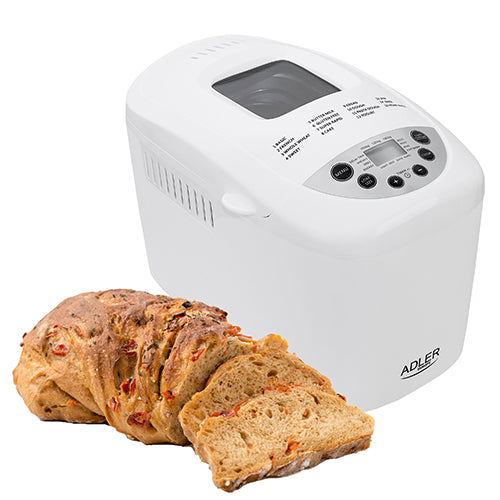Brödmaskinens kapacitet: 1000-1500 g