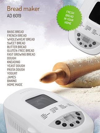 Brødmaskine Kapacitet: 1000-1500 g