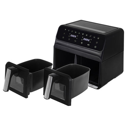 Avanceret Airfryer med Dobbelt Skuffe og 10 Programmer - 8 Liter