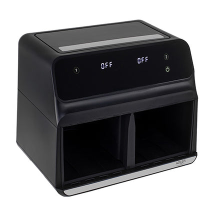 Avanceret Airfryer med Dobbelt Skuffe og 10 Programmer - 8 Liter