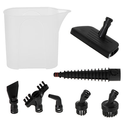 Roterende Dampmoppe 2-i-1 – med justérbar damp og tilbehørssæt