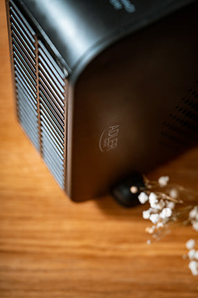 Sort Varmeblæser med Dobbelt Funktion