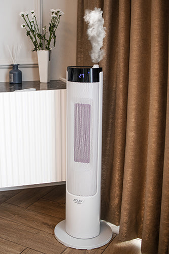 Tårnventilator med LCD, Varmeblæser og Luftfugter - 75cm