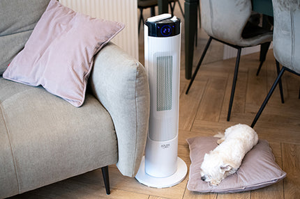 Tårnventilator med LCD, Varmeblæser og Luftfugter - 75cm