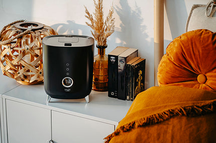 Ultrasonisk Luftfugter med LED Display og Aromaterapi