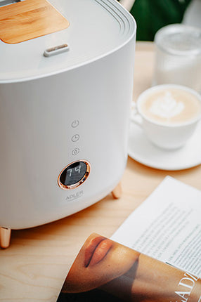 Ultrasonisk Luftfugter med LED Display og Aromaterapi