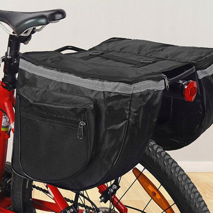 Stor Cykeltaske til Bagagebærer – 28L med Reflekser