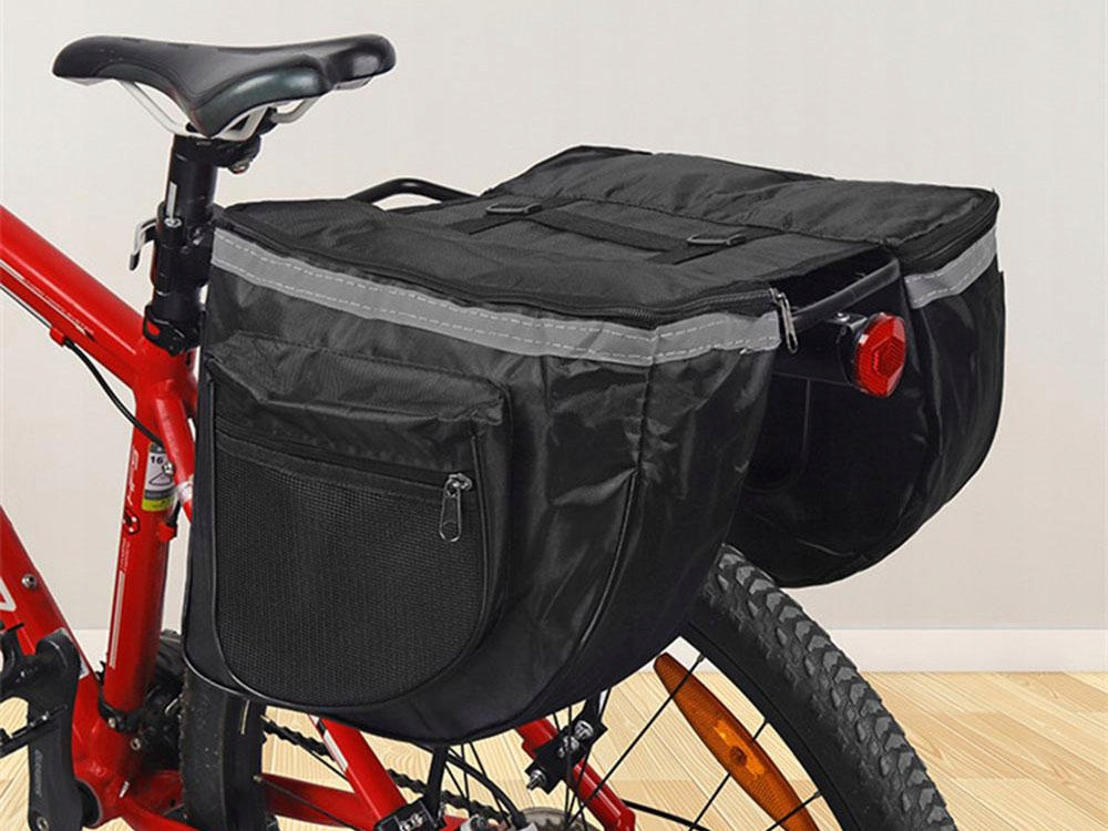 Stor Cykeltaske til Bagagebærer – 28L med Reflekser