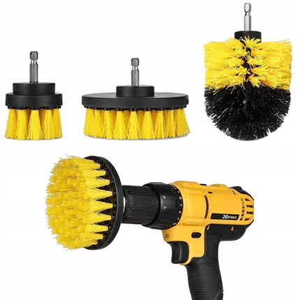 Rensebørste sæt til boremaskine