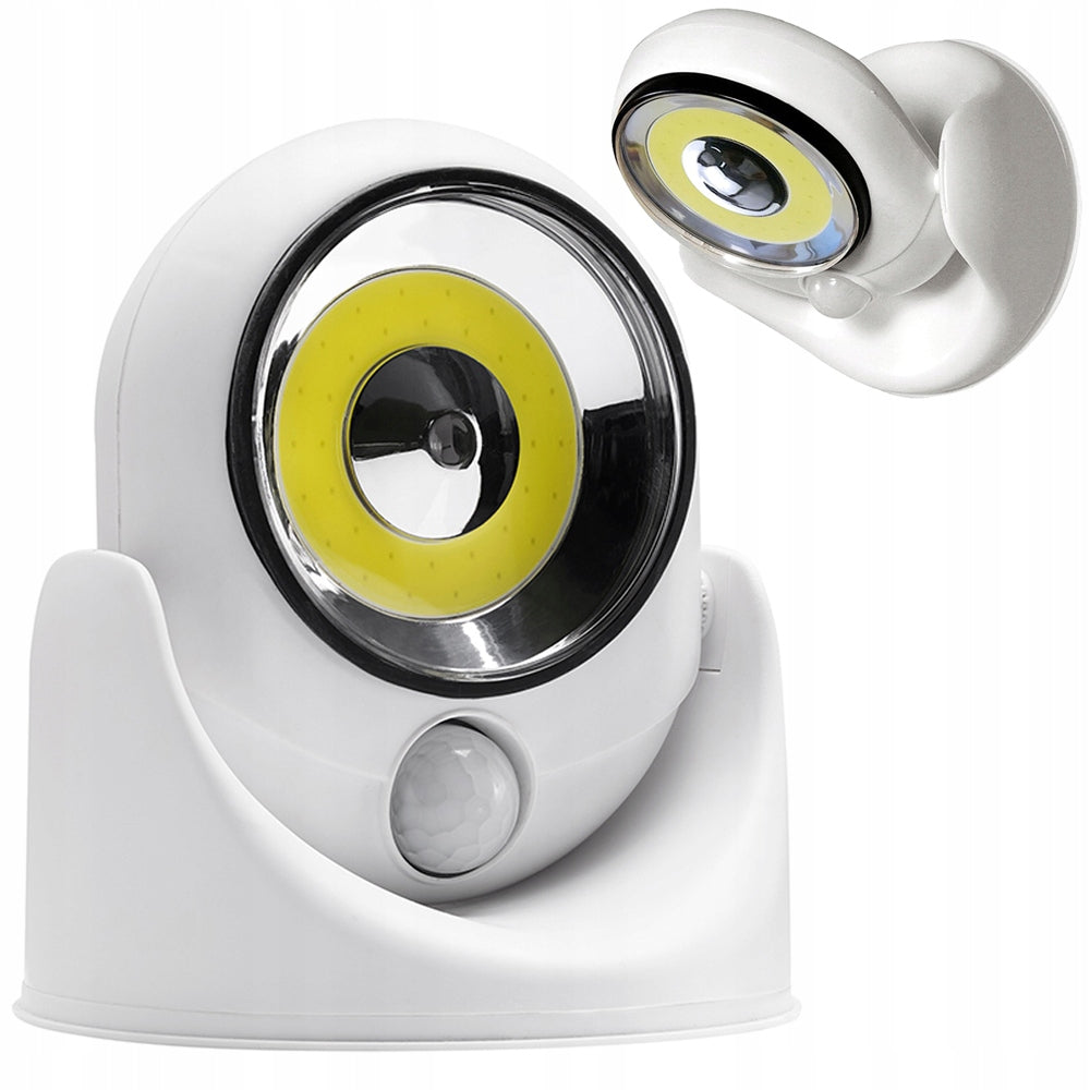 LED 360 batterilampa med rörelsedetektor