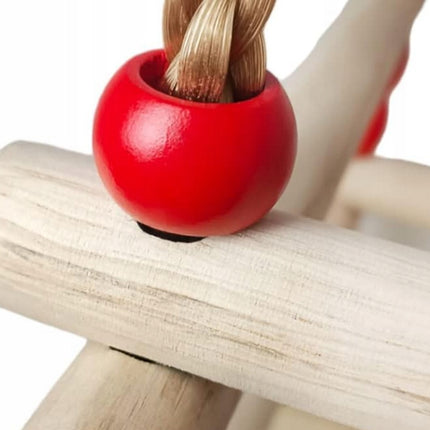 Barngunga för hem och trädgård - Trägunga med säkerhetsräcke 