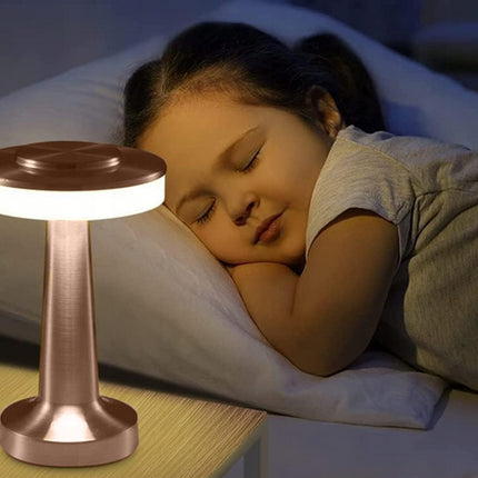 Touch trådlös bordslampa med 3 ljusinställningar 