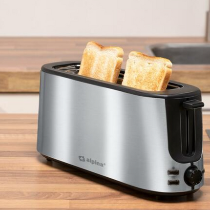 Alpina Brødrister med 7 Indstillinger og Optøningsfunktion