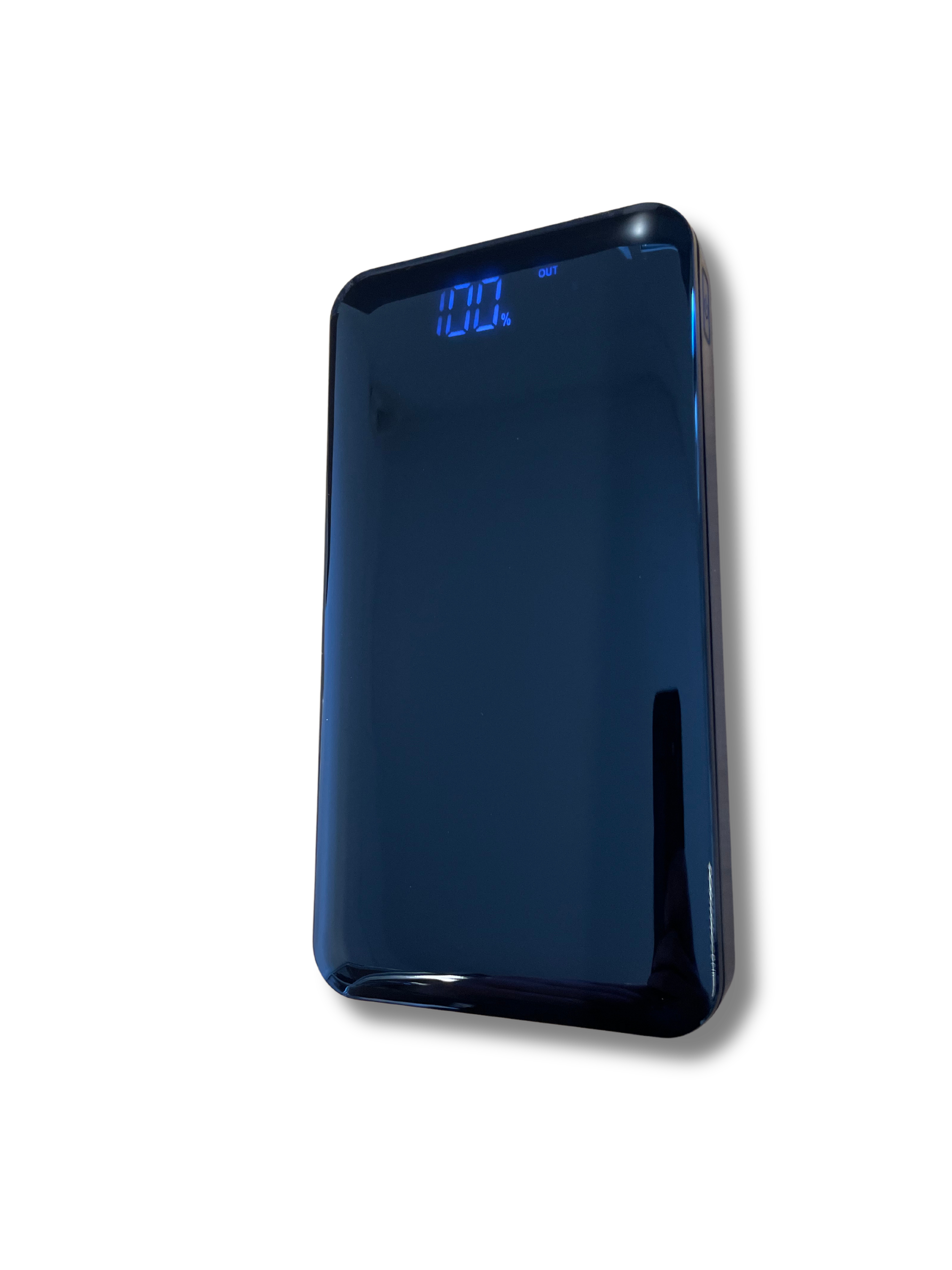 Powerbank 20000 mAh med snabbladdning och inbyggd skärm - Svart