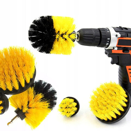 Rensebørste sæt til boremaskine