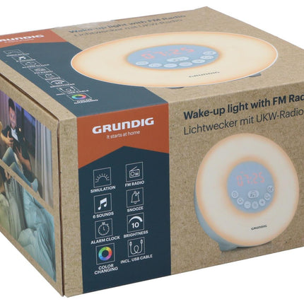 Vækkeur med lys, FM Radio og solopgangssimulation