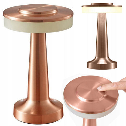 Touch trådlös bordslampa med 3 ljusinställningar 