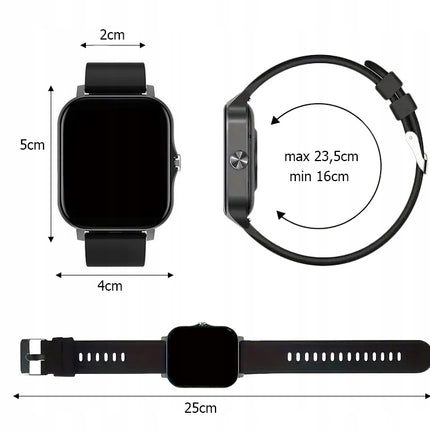 Smartwatch til kvinder og mænd – bluetooth opkald & sport