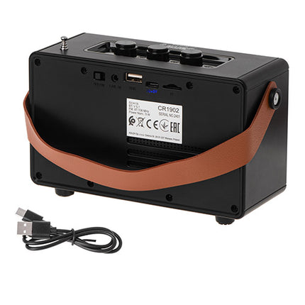 Sort FM Radio med Bluetooth