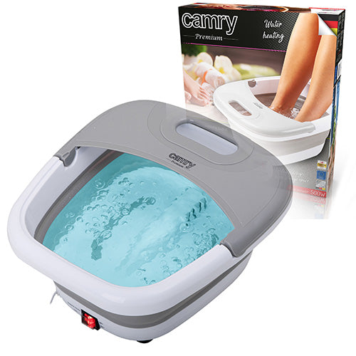 Foldbar Fodmassageapparat med Boble- og Vibrationsmassage