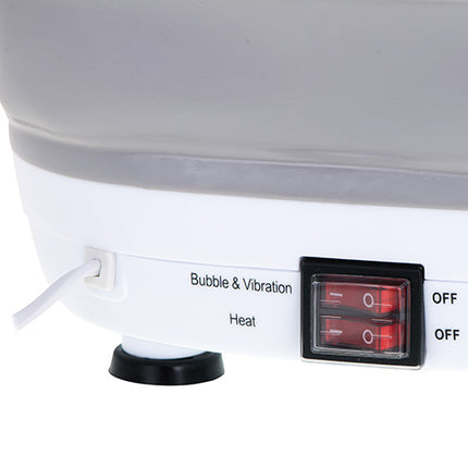 Foldbar Fodmassageapparat med Boble- og Vibrationsmassage