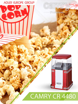 Popcornmaskin - Oljefri Popcorn för hemmabio