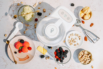 Glassmaskin – Perfekt för hemgjord glass, sorbet och fryst yoghurt