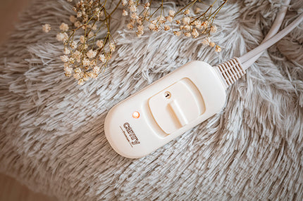 Varmepude 38 x 38 cm, med fod/hånd huller – 2 Varmeindstillinger & overophedningsbeskyttelse (80W)