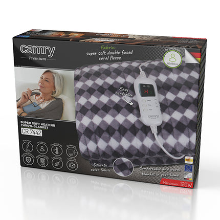 Värmefilt 160x180 cm, dubbel – med timer och 9 värmelägen