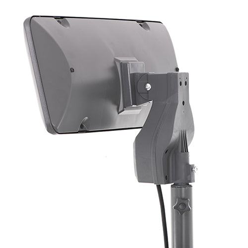 Terrassvärmare med justerbar höjd och lätt vattenskydd