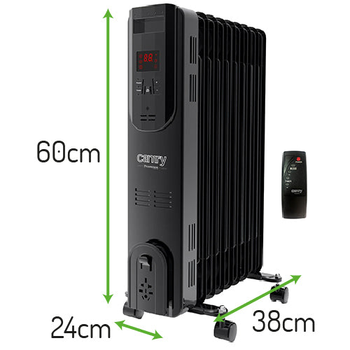 Oljekylare, effekt 2000W