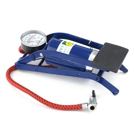Fodpumpe til Bil og Cykel med Tilbehør