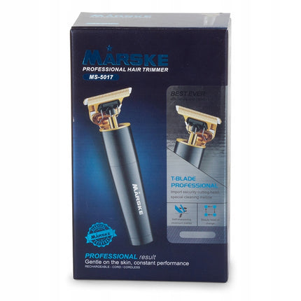 Elektrisk hårklippare och skäggtrimmer med uppladdningsbart batteri
