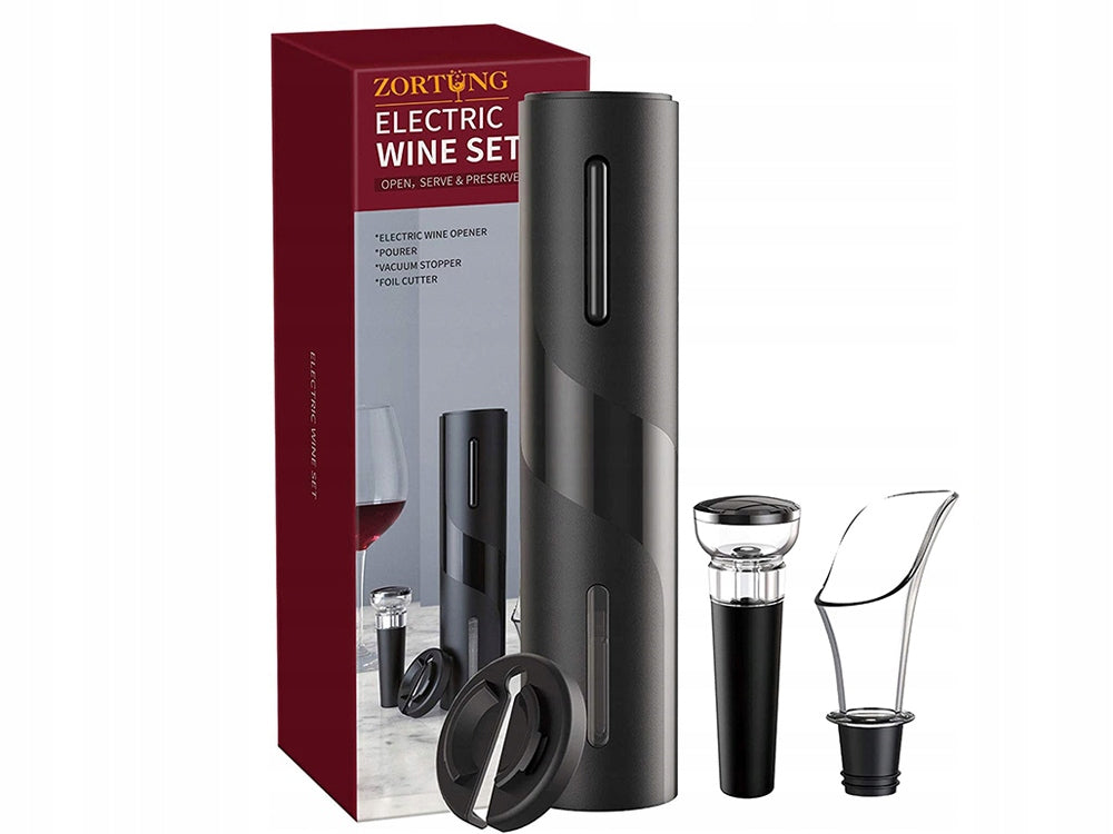 Elektrisk vinöppnare Set med 5 delar