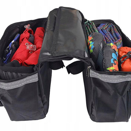 Stor Cykeltaske til Bagagebærer – 28L med Reflekser