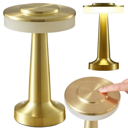 Touch trådlös bordslampa med 3 ljusinställningar 