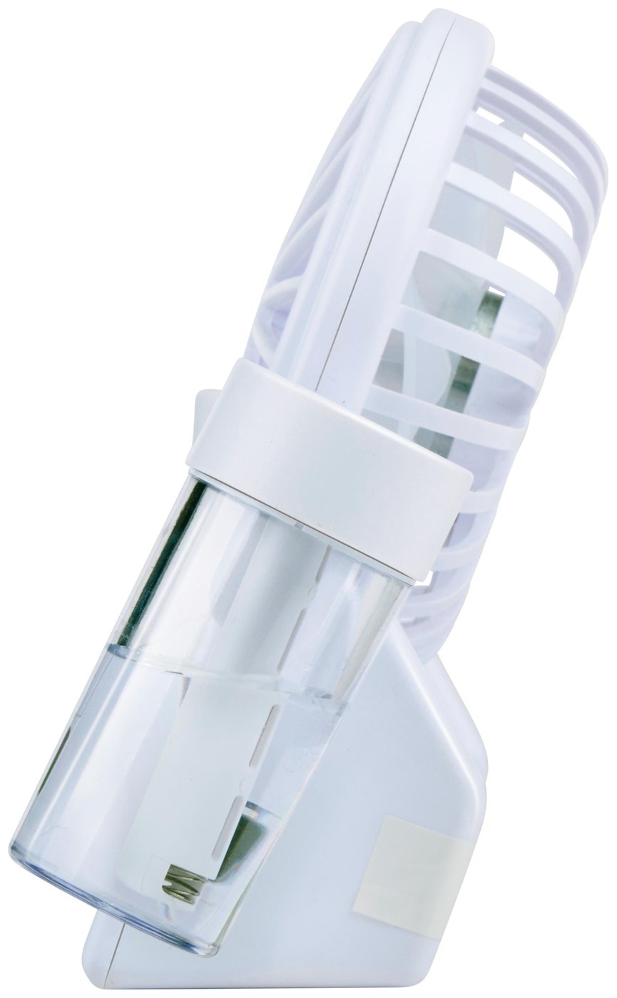 Bordventilator med Mist & USB Genopladelig – Kompakt Mini Ventilator til Skrivebord og Rejse