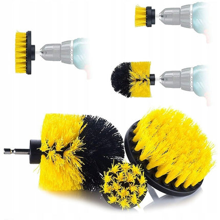 Rensebørste sæt til boremaskine