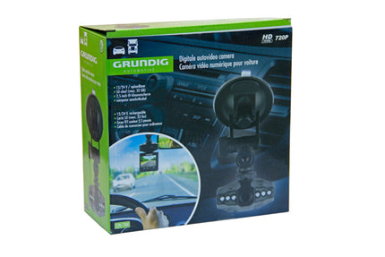 Grundlig digital dashcam med skärm