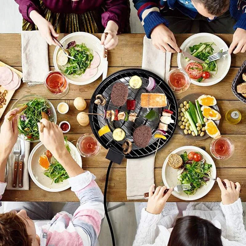 Alpina - Smart och Praktisk Elgrill - Perfekt för inomhus och utomhusbruk 