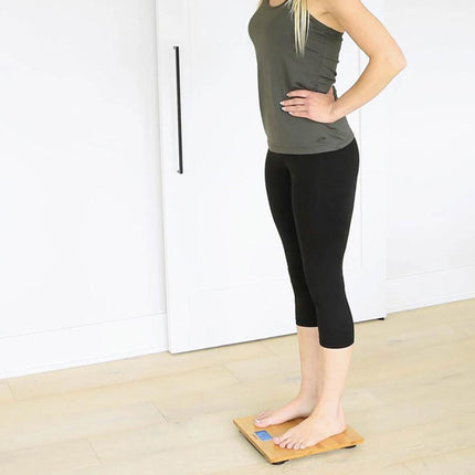 Elektronisk bambu digital badvåg med temperaturmätning 