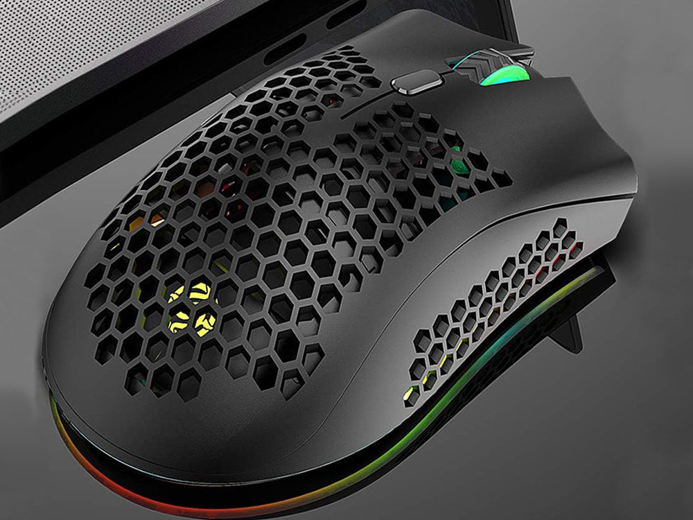 2.4GHz Gaming mus med RGB Lys og Justerbar DPI