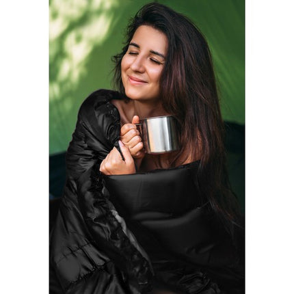 2-i-1 sovsäck med huva: Lätt och varm för resor och utomhus 