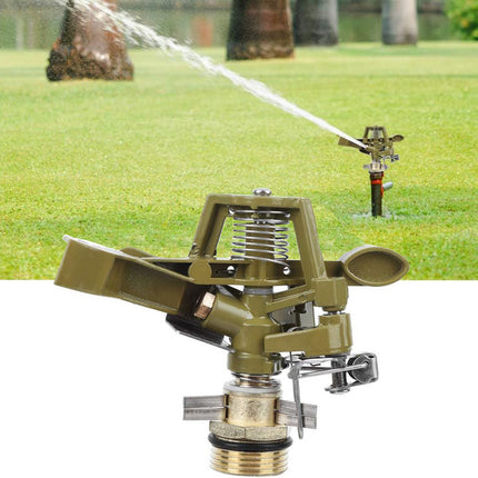 Effektiv 360° roterande metall trädgårdsvatten - perfekt för alla grönområden 