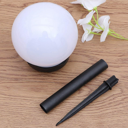 Soldrivna trädgårdsglobslampor 10 cm med Sensor i flera färger - 4 st