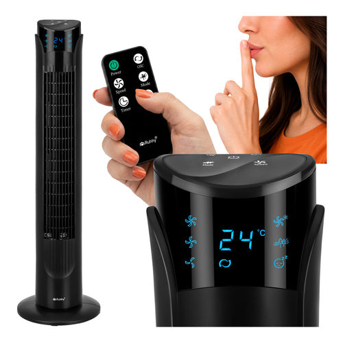 Tårnventilator 83 cm med Fjernbetjening – Støjsvag 45W