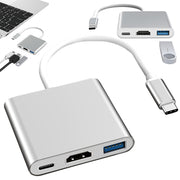3-i-1 USB-C Adapter Hub med USB 3.0 och HDMI 4K
