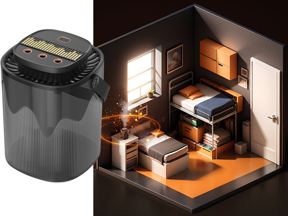 Luftfuktare &amp; Aroma Diffuser – 3000 ml med RGB-ljus &amp; USB