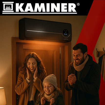 Värmefläkt 2000W med Wi-Fi och fjärrkontroll – Smart väggmonterad värmefläkt