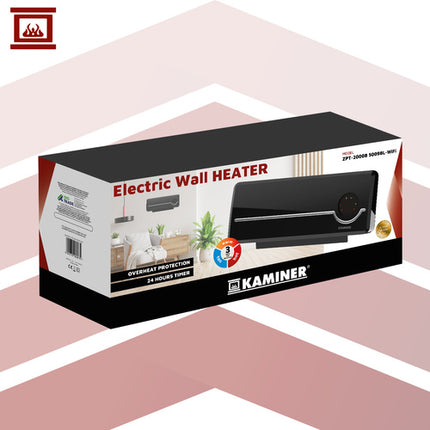 Värmefläkt 2000W med Wi-Fi och fjärrkontroll – Smart väggmonterad värmefläkt